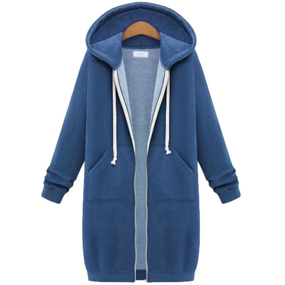 

Autumn Winter Women Hoodies Sweatshirts Casual Cross Long Sleeve Hoodies Famale Christmas Warm Tops Long Coat Hoody