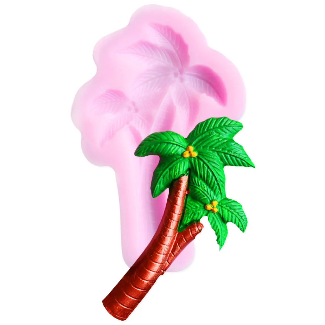 Новая тропическая тема банановое дерево силиконовая форма для торта помадка