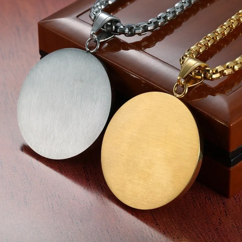 Новое ожерелье-медальон с треугольным глазом подвеска-медальон в ретро-стиле