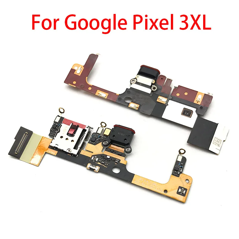Charger Board Flex For Google Pixel 3XL USB Port Connector Ribbon Cable With SIM Card Reader Holder Slot | Мобильные телефоны и