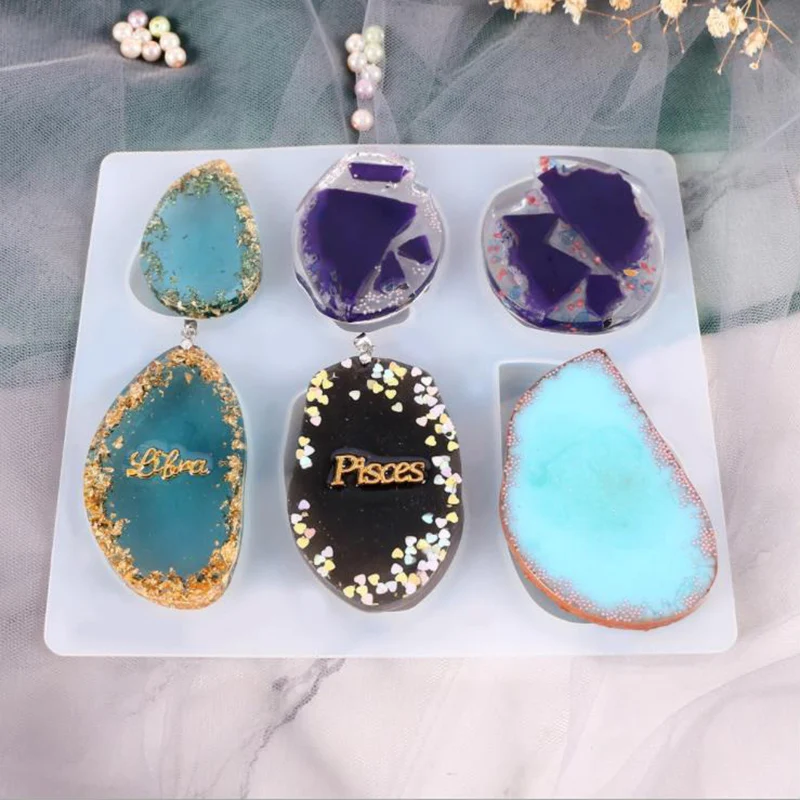 

Jewelry Tools Hanging Pendant Mold Silicone Wall Hanging Ornament Mold DIY For Resin Silicone Casting Molds And Tools