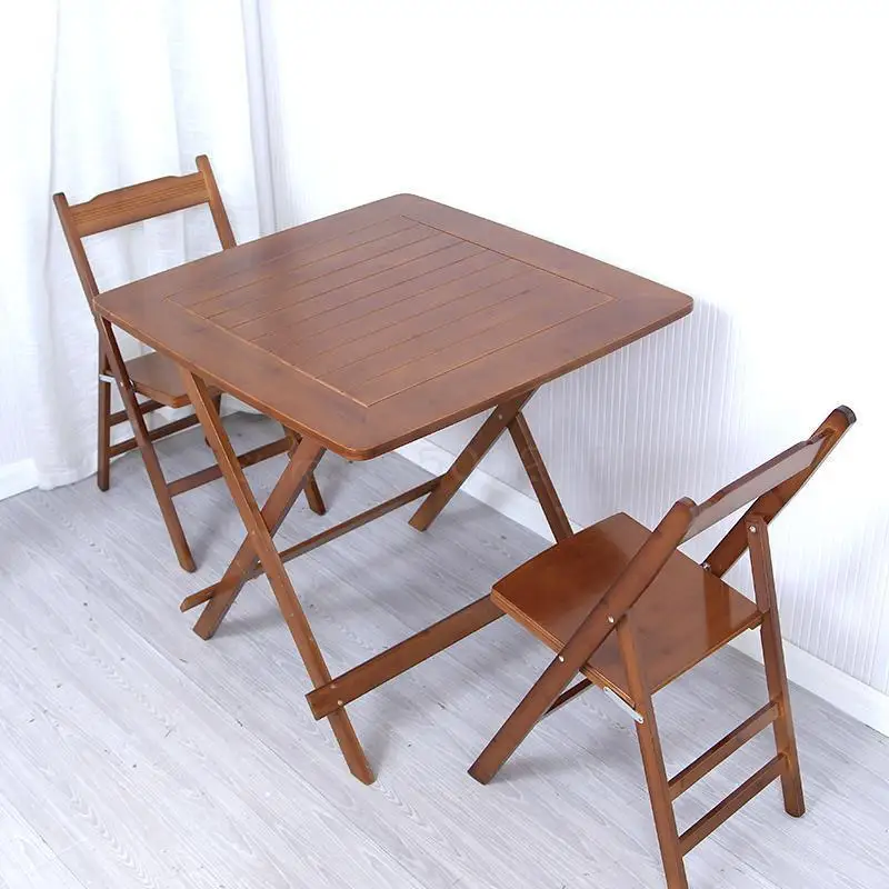 Простой домашний квадратный стол легкий портативный столик маленький уличный