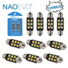 NAOEVO 10x C5W 28 мм светодиодный CANBUS C10W гирлянда 31 мм ошибок 36 мм39 мм авто купольная лампа 41 мм 44 лампы 12V автомобильный интерьер светильник