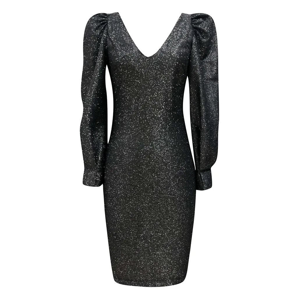 Женское сексуальное мини платье для вечеринки 2019 женское модное блестящее с