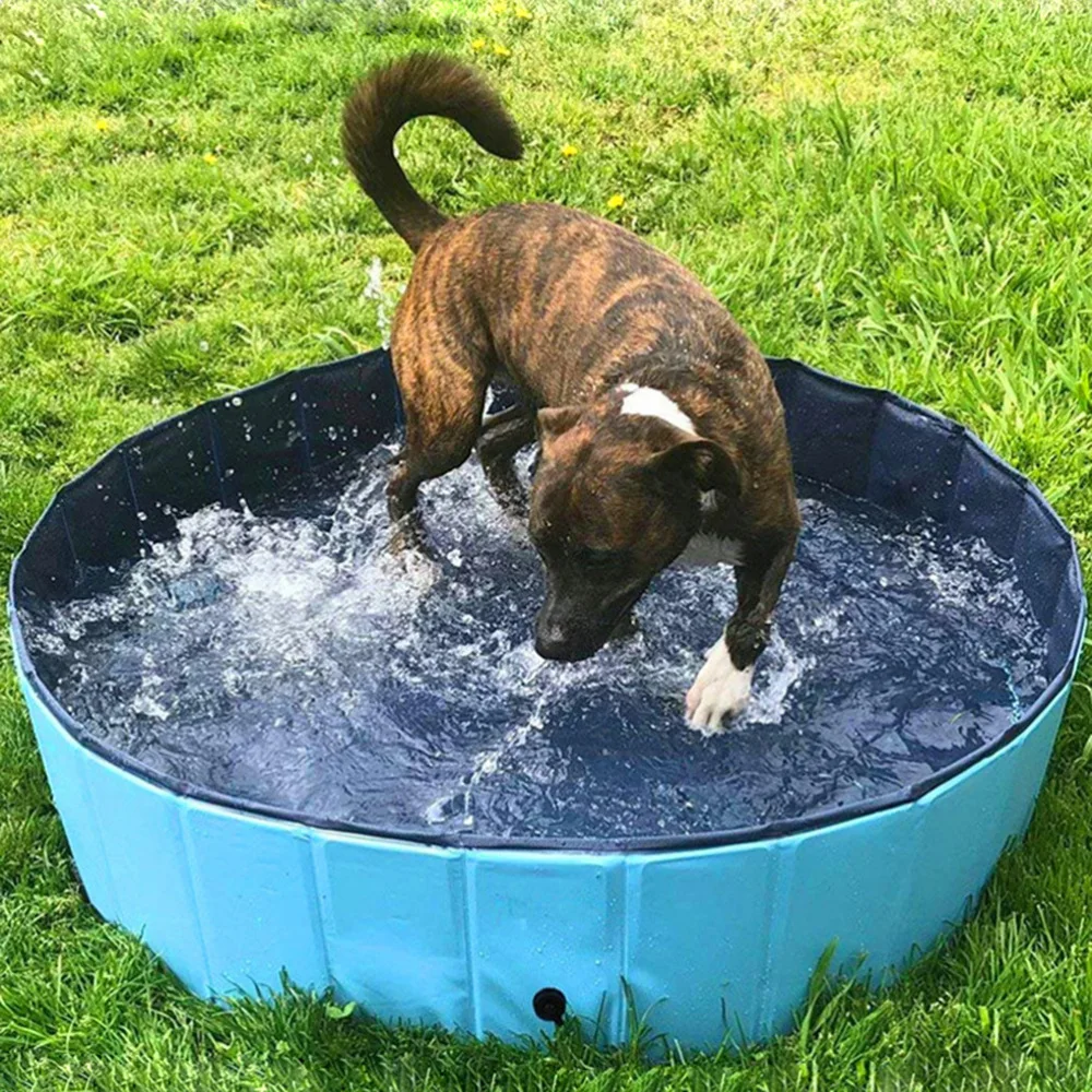 

PVC Pet Swimming Pool Portable Foldable Pool Dogs Cats Bathing Tub Bathtub Wash Tub Water Pond Pool Pet Pool