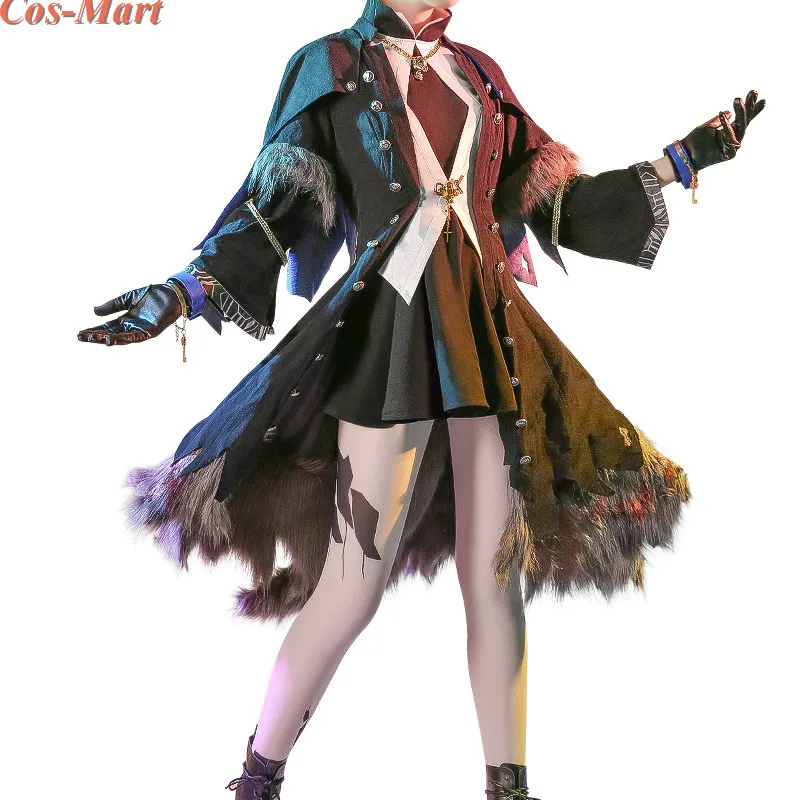 

Hot Game Arknights Lappland Cosplay Costume RHODES ISLAND Fashion Combat Uniform Female Halloween Party Role Play Clothing S-L