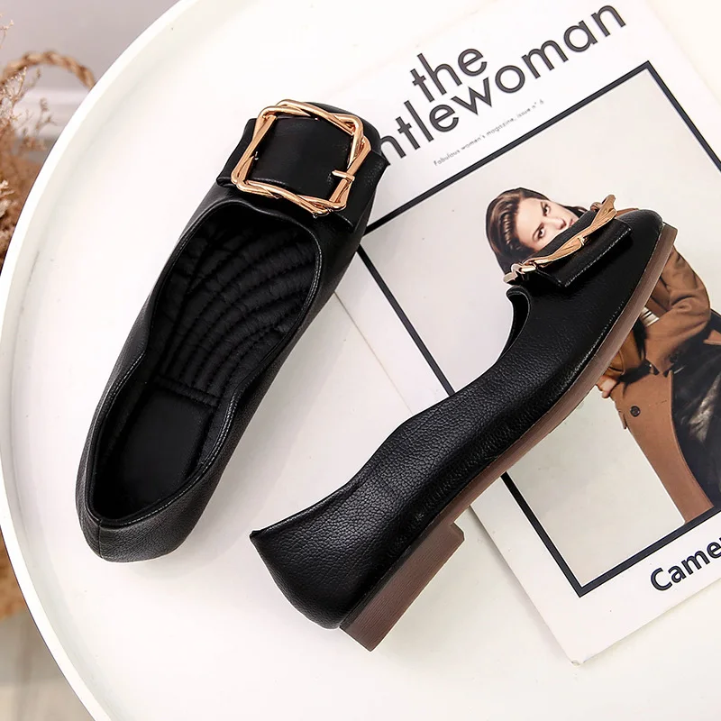 Женские кожаные туфли на плоской подошве 2020|Обувь без каблука| |