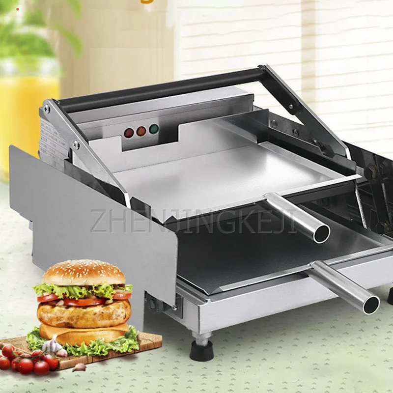 

Thicken Electro-thermal Double Layer Big Hamburger Machine 220V/2400W Commercial Electric Burger Shop Baking Machine Appliances