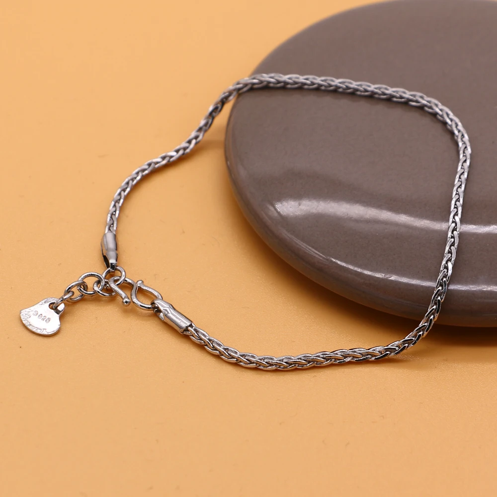 Женский и мужской браслет из серебра 100% пробы | Украшения аксессуары