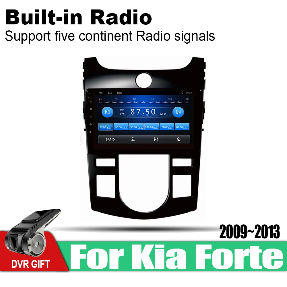 Автомобильные аксессуары для Kia Forte 2009-2013 AT мультимедийный плеер на Android система