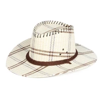 wholesale high quality best selling vintage wide brim fedora women party sunshade western cowboy hats