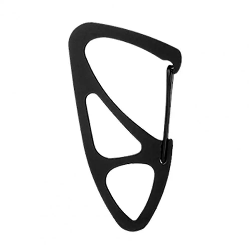 

Outdoor Mini Carabiner Stainless Steel Anti-theft Spring Buckle Carabiner with Lock Climbing Accessories for Camping