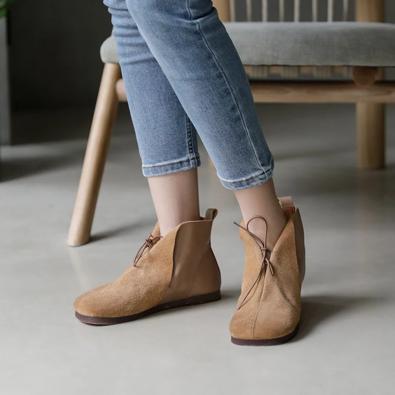 

Tayunxing Famale, весенние туфли из натуральной бычьей кожи, мягкие женские туфли-лодочки на низком каблуке, удобная женская обувь 609-69