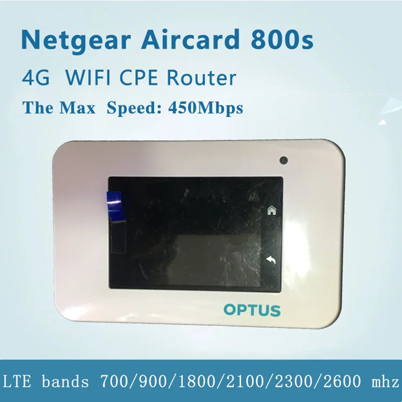 Разблокированный двухдиапазонный Wi Fi роутер Netger AirCard 800s Cat9 450 Мбит/с Ac800s band 28 700 МГц