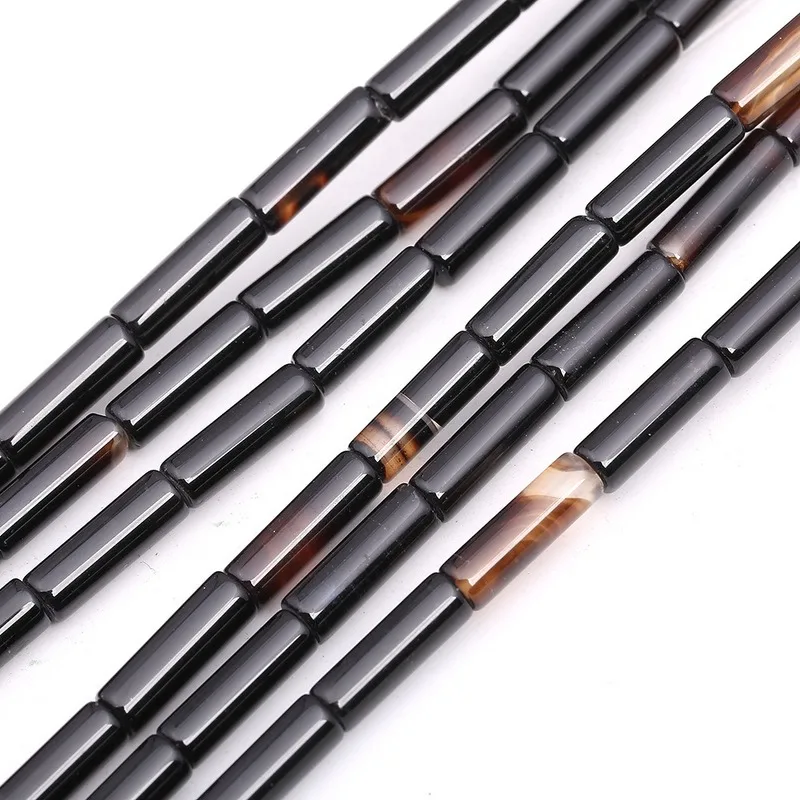 4*13 мм натуральный камень цветной агат песчаник тигровый глаз Длинный