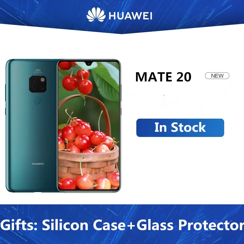Оригинальный смартфон HuaWei Mate 20 4G LTE Kirin 980 Android 9 0 6 53 дюйма 2240x1080 ГБ ОЗУ 128 Гб ПЗУ МП