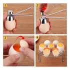 Топпер для яиц из нержавеющей стали, кухонные приспособления, металлическая открывалка для яиц, сырое кухонные инструменты, кухонные предметы для готовки