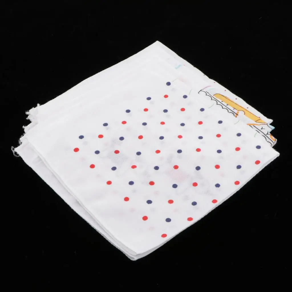 5 шт. Детский мягкий носовой платок 35 х35 см|Мужские галстуки и носовые платки| |