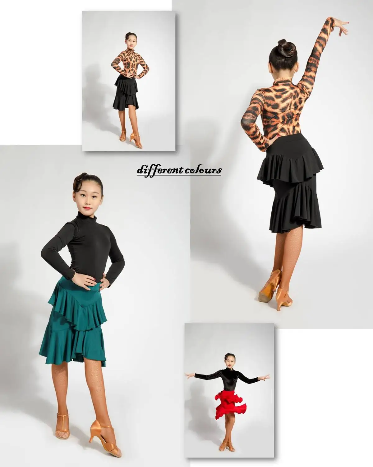 Детский профессиональный купальник GD1049 для латиноамериканских и современных