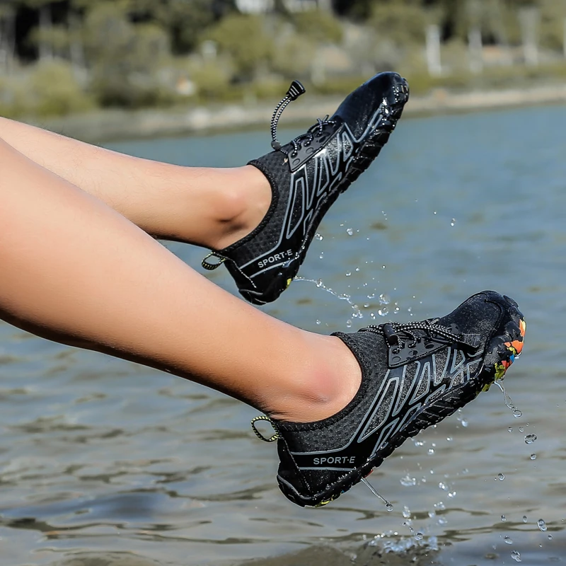 

Men Women Quick-Dry Wading Shoes Snorkeling Water Shoes Breathable Aqua Upstream Slippers Outdoor Sport Wearproof Beach Sneakers