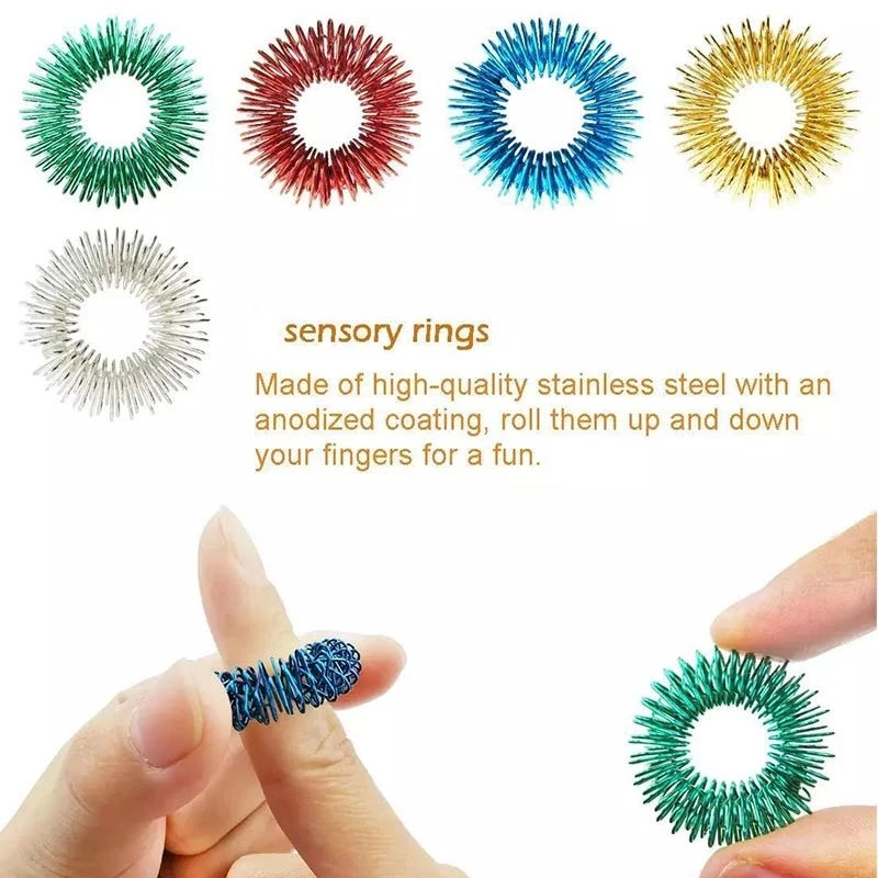 

Fidget Toys Anti Stress Toy Set Stretchy Strings Mesh Marble Relief Gift for Adults Girl Children Sensory Stress Relief Toys