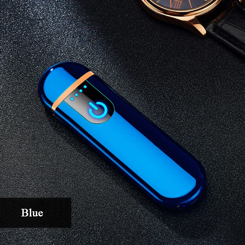 USB электрическая беспламенная зажигалка гаджеты для мужчин перезаряжаемая