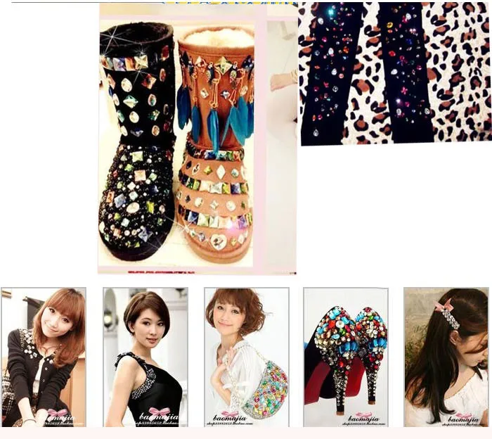 Квадратные прозрачные стеклянные пуговицы для шитья с плоской задней