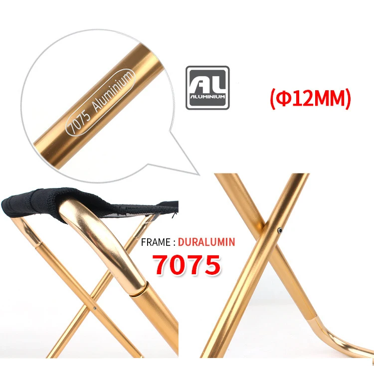 Портативный складной рыболовный стул для кемпинга уличные стулья пешего туризма