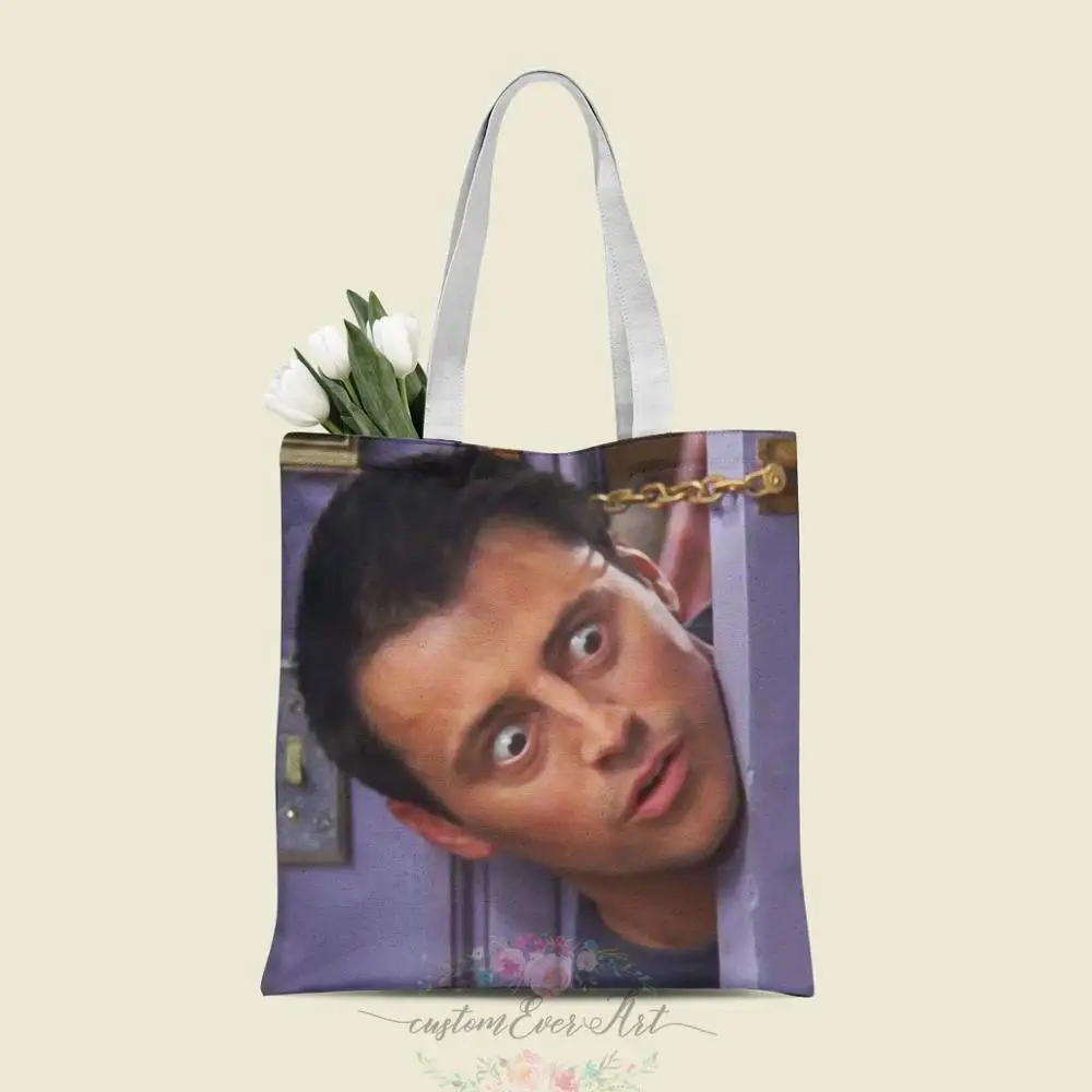 Друзья ТВ шоу Joey Tribbiani сумка на заказ холщовые сумки шопперы для женщин учителя