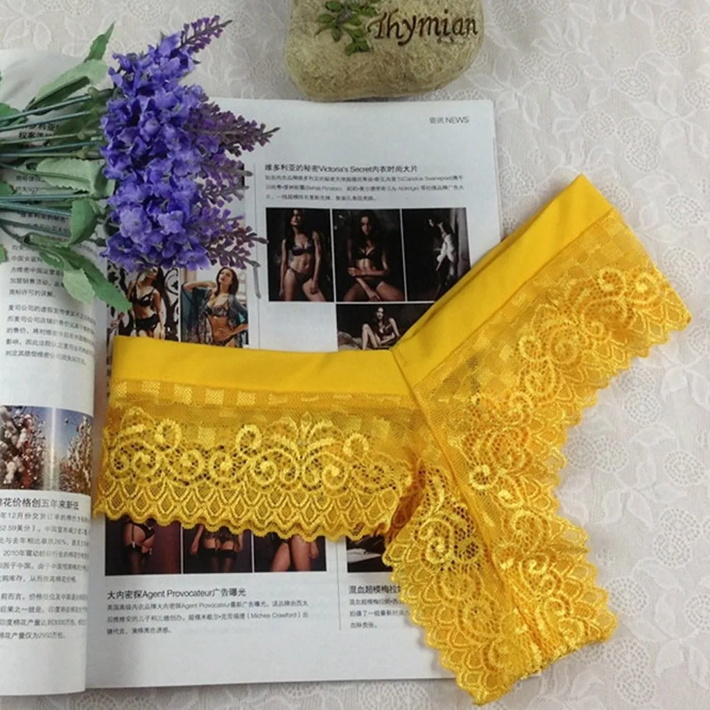 Sagace Women Sexy Underwear Solid Lace Erotic Lingerie 2020 New Arrival Low Rise Hollow G-string Sex Costumes For Adult | Тематическая