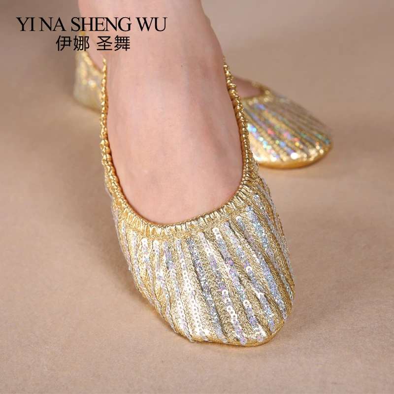 Детская обувь для танцы живота с мягкой подошвой Для женщин танца практики