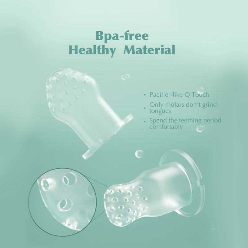 Детские Блестящие Прорезыватели с динозавром силиконовая сумка для укуса