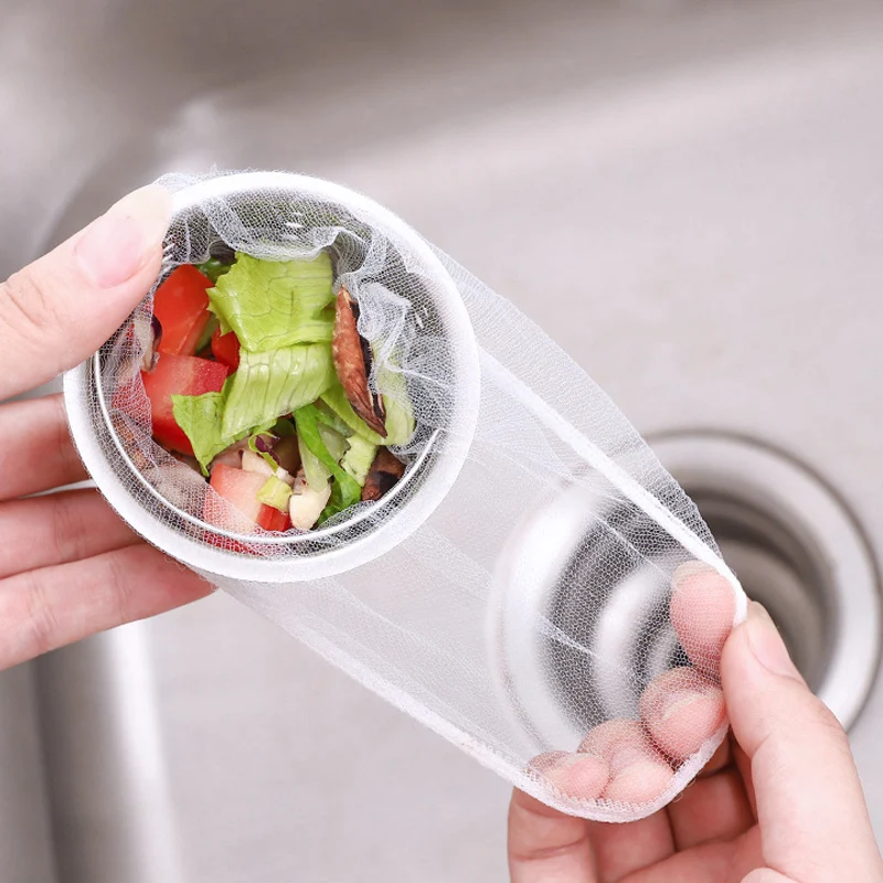 

Kitchen Sink Strainer Filter Nets Water Sink Accessories Disposable Rubbish Bag Garbage Bags 30/100PCS