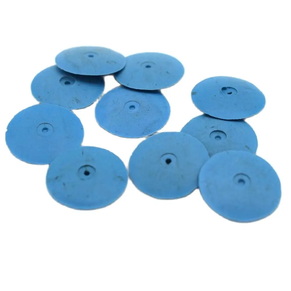 10 шт./компл. Ножи край Силиконовое колесо голубой цвет полировки ювелирных