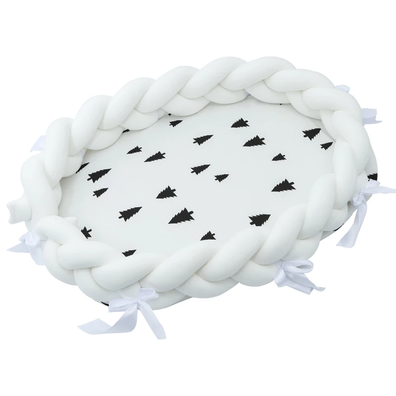 Портативная кровать для новорожденных съемная хлопковая защитная подушка