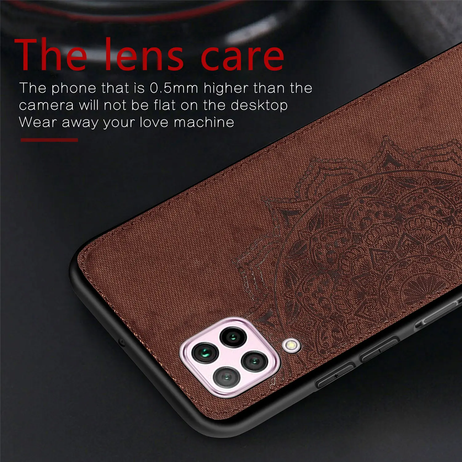 for huawei nova 7i case cover luxury tpu bumper frame cloth hard back cover for huawei nova 7i phone case for huawei nova 7i free global shipping