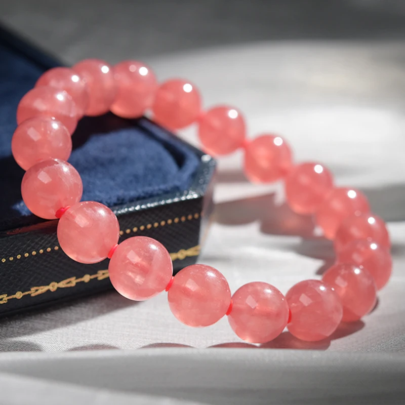 

MH natural high grade red stone bracelet with female love stone crystal bracelet