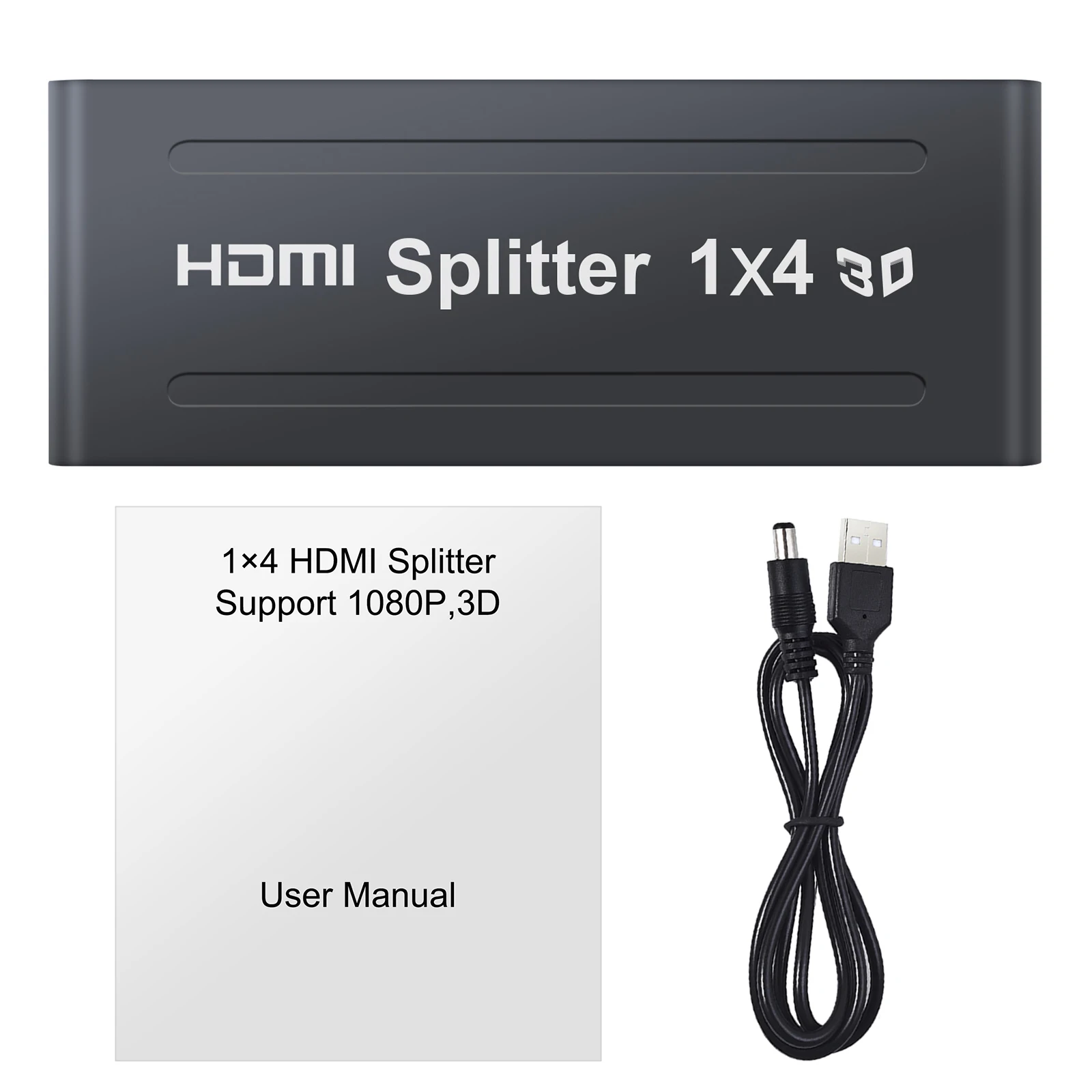 Prozor 1 в 4 выхода HDMI совместимый сплиттер 4K @ 30Hz 3D Поддержка DTS DSD Аудио Видео