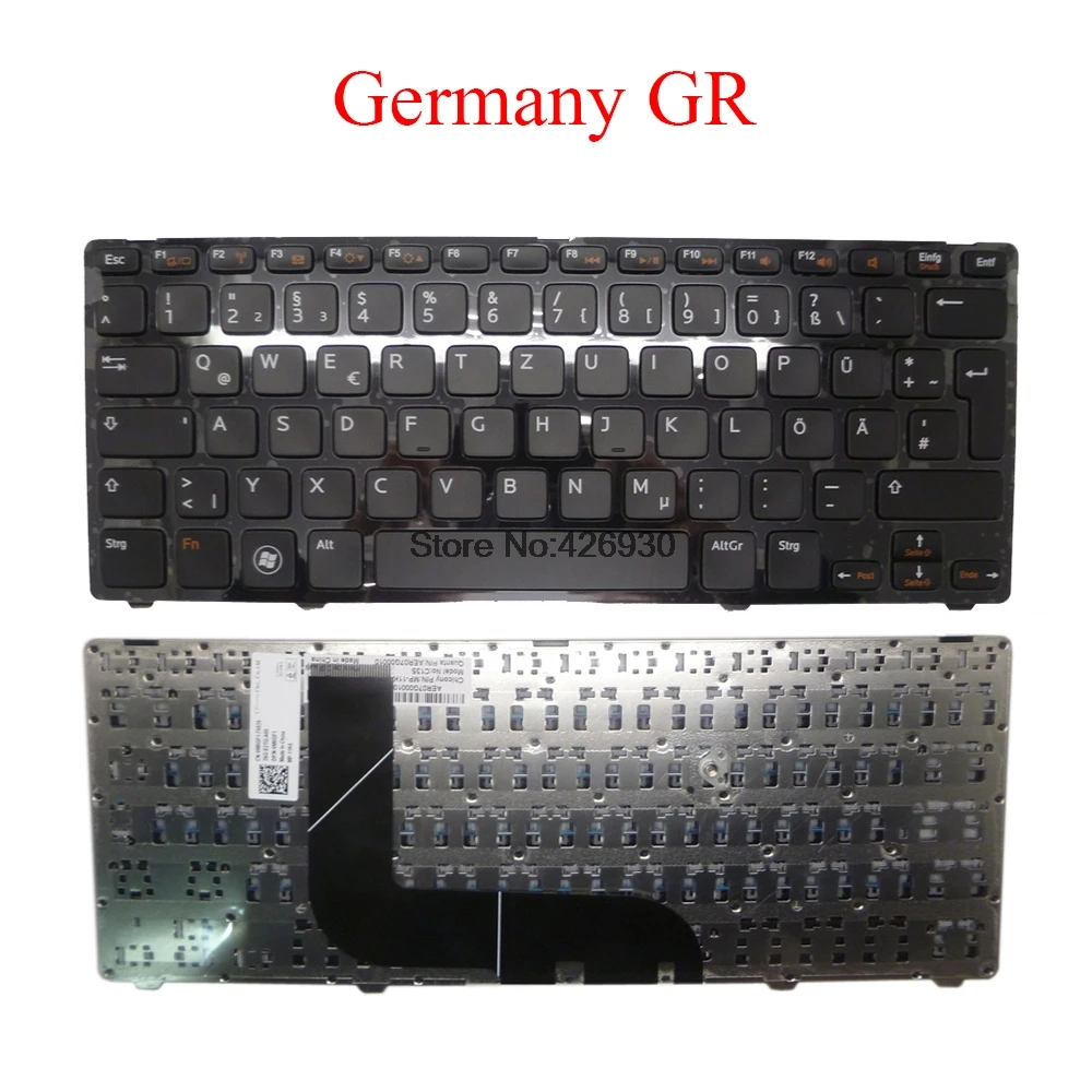 Ноутбук RU GR клавиатура для DELL Inspiron 14Z 5423 13Z 5323 Vostro 3360 Германия Россия 0M0GF1 M0GF1 0TTPWK TTPWK