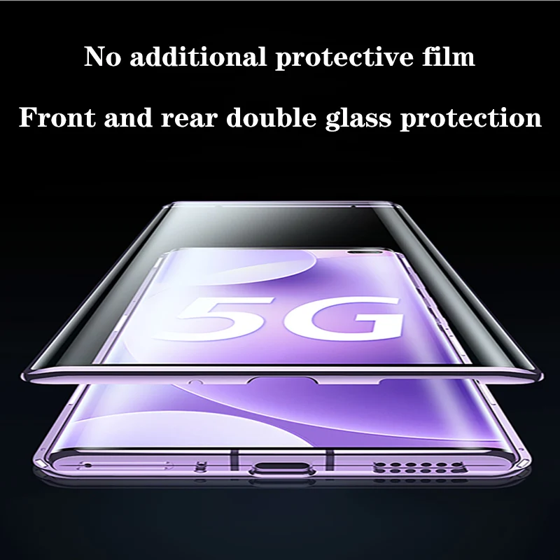 360 Metal Magnetic Case for Xiaomi Redmi Note 8 7 K30 K20 Pro 8T Magnet Cover For 10 CC9 9T Mi 9 SE A3 Lite | Мобильные телефоны и