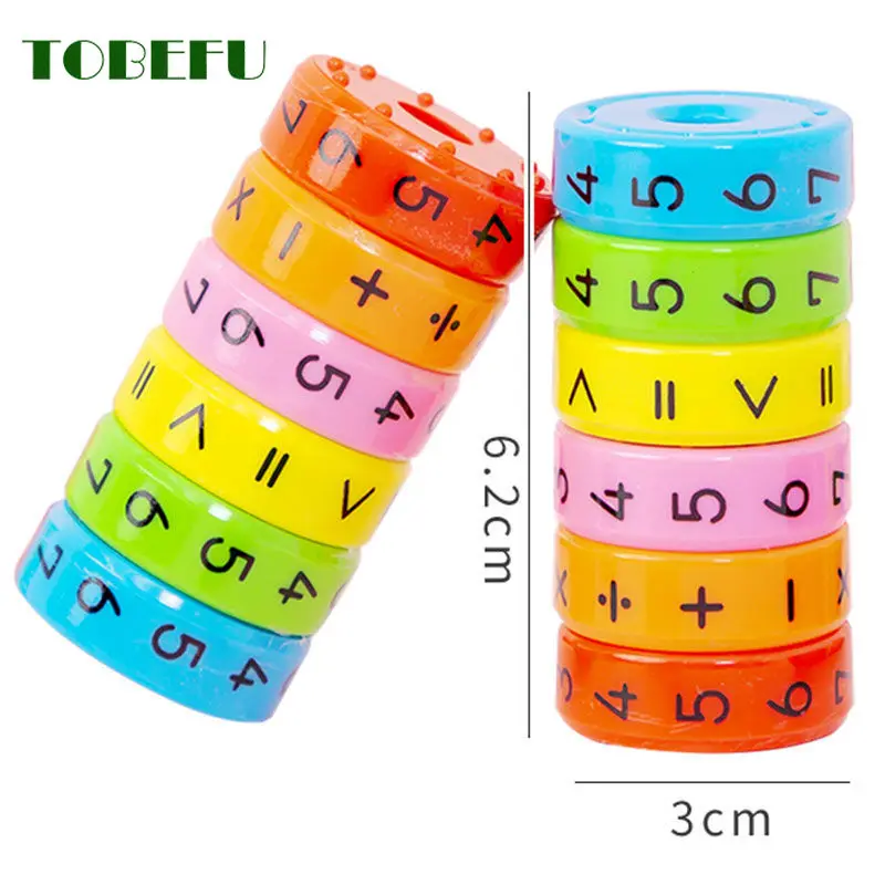6 шт. магнитные Монтессори детские дошкольные образовательные пластиковые