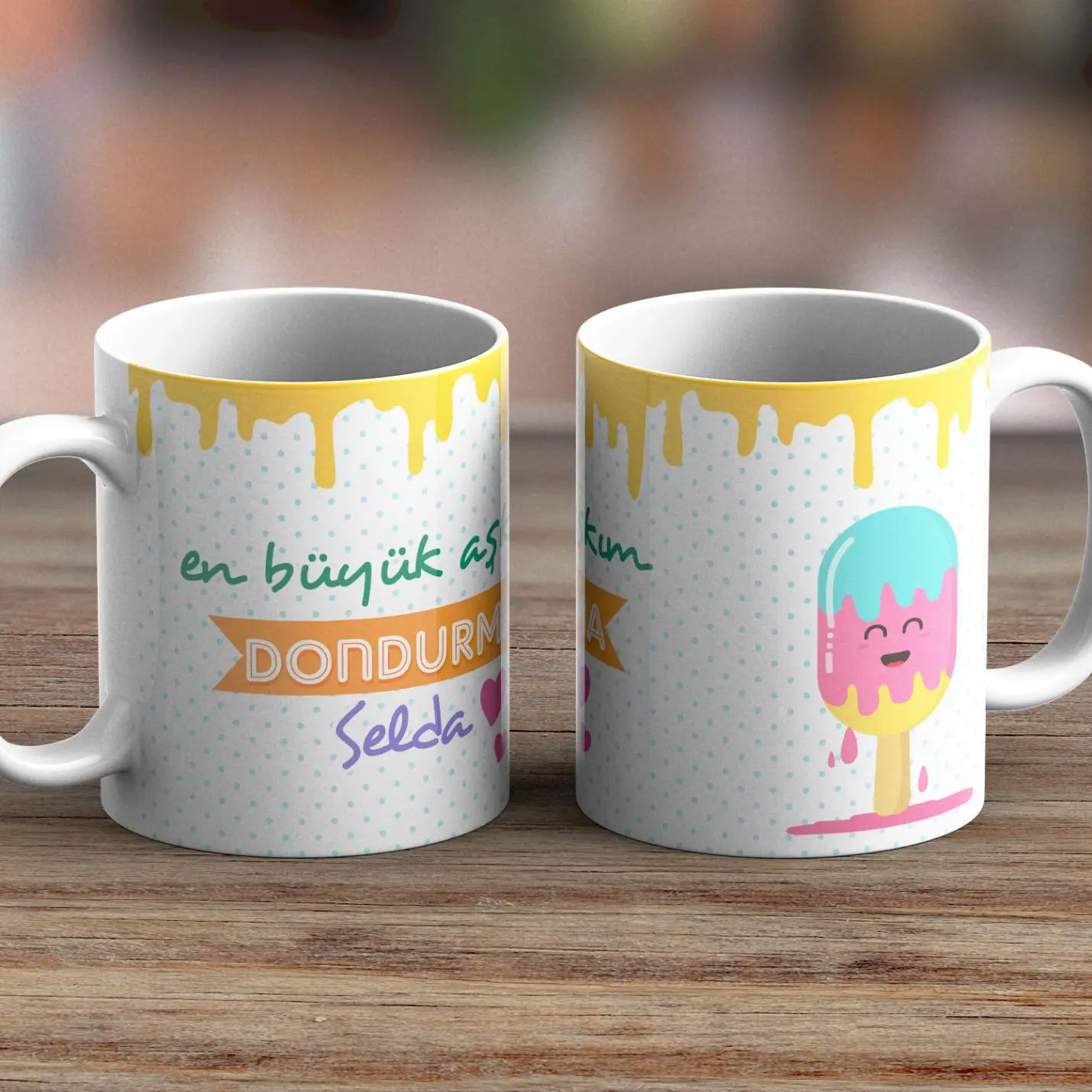 

Personalized Is Ice Cream Themed Mug Cup