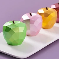 meibum diamond apple silicone cake mold candle mould mousse dessert decorating pan pastry baking tools kitchen bakeware