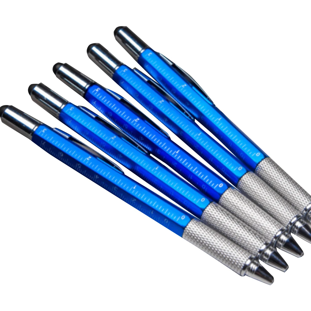 

Multifunctional Adjustable Ballpoint Pen Durable Brushed Aluminum Pen Holder With Anti-Slip Rubber Treatment Metal Clip Ring