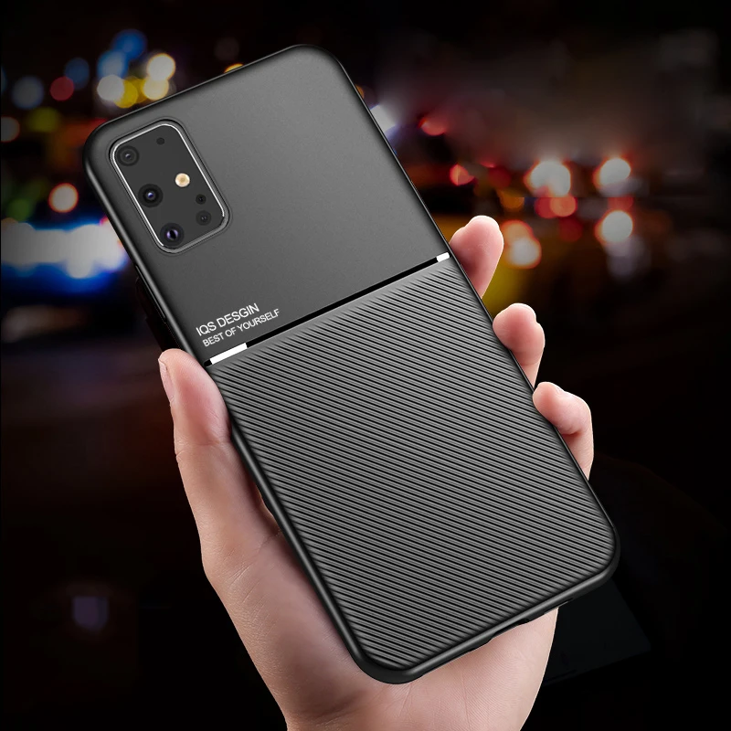 Тонкий кожаный чехол LOVECOM с автомобильным держателем для телефона Samsung Galaxy S21 S20 S10