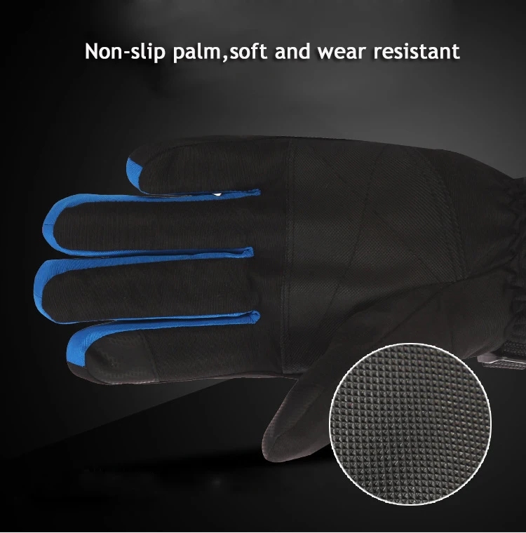 Ветрозащитные водонепроницаемые перчатки унисекс для катания на лыжах и