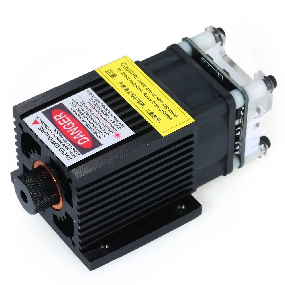 5500mW EleksMaker 405-445NM синий лазерный модуль 2,54-3 P ttl/PWM модуляция для DIY резьба гравировка машина гравер аксессуар