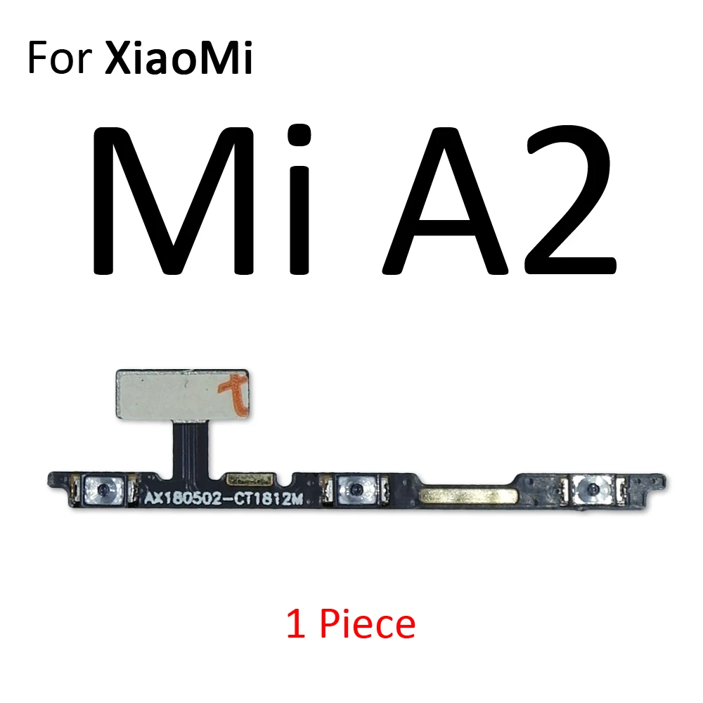 Гибкий кабель с кнопкой включения и выключения громкости для XiaoMi Mi 9T Pro 9 8 A3 A1 A2 Lite