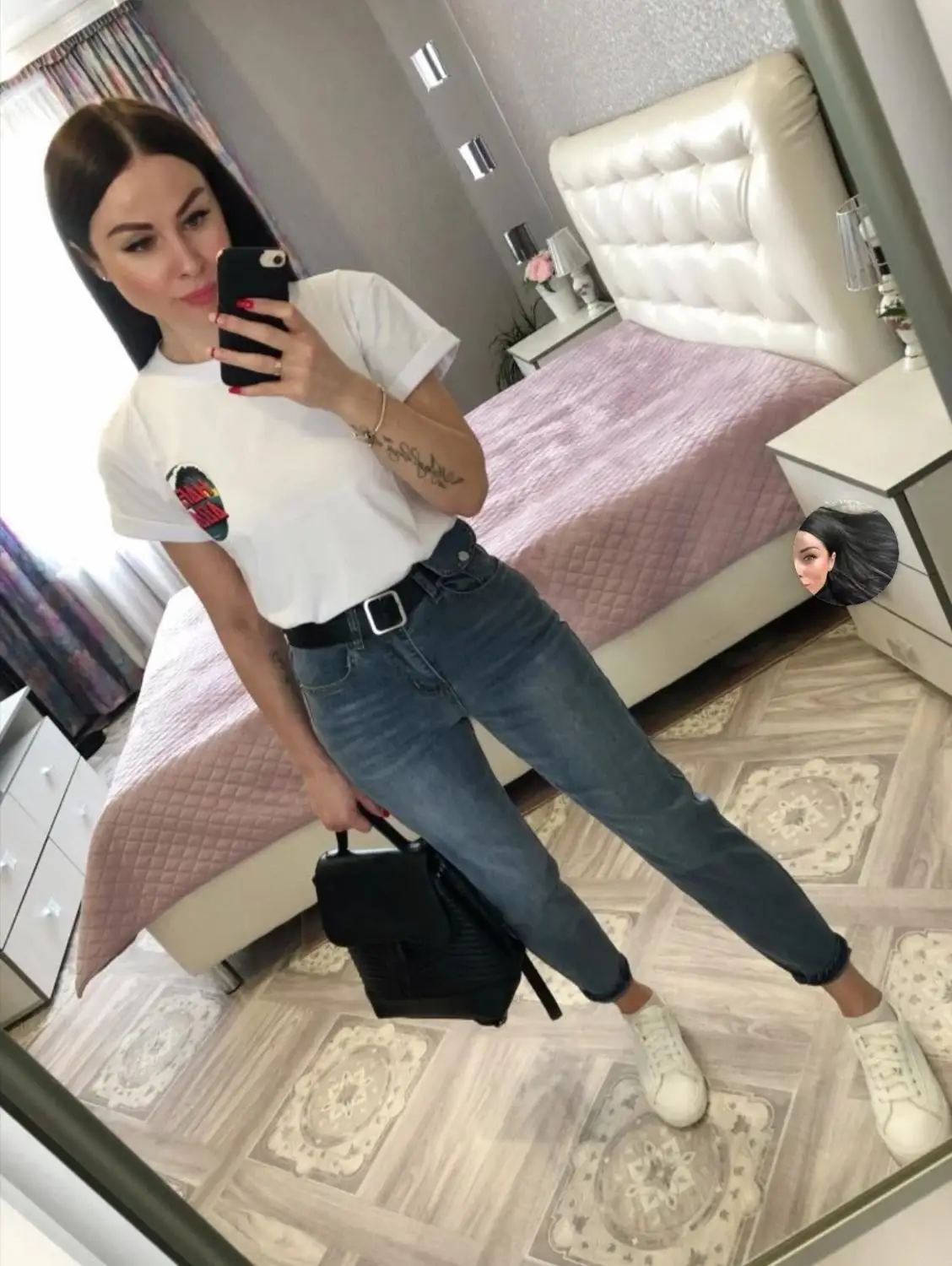 Harem High Waist Jeans Women Vintage Straight Boyfriend Mom Mujer Retro Denim Pants 2020 Blue Black Casual | Женская одежда