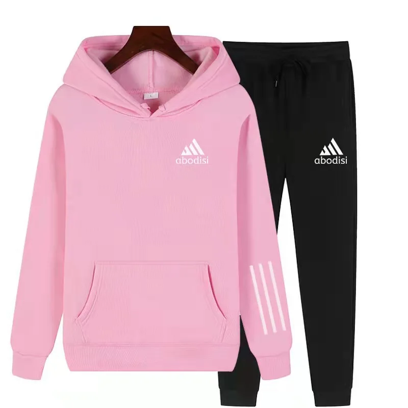 

2021 fashion new brand clothing men's sports suit casual sports suit men's hooded sweatshirt sportswear jacket trousers men's we